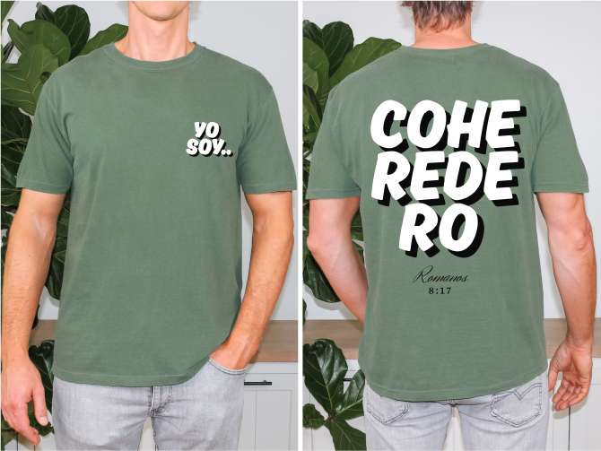 YO SOY… COHEREDERA Romanos 8:17 (caballero)